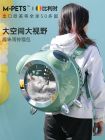 【2020年9月新品】闹钟猫包外出便携包太空舱宠物背包猫笼子双肩透明猫书包狗装猫咪用品