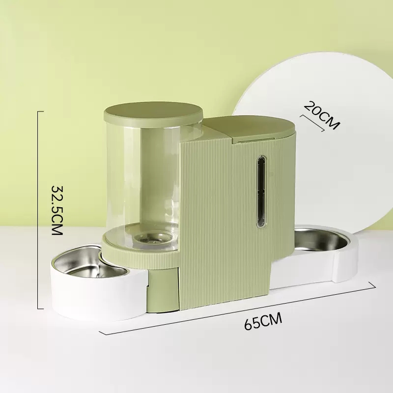 MPETS宠物饮水机自动喂食器猫大容量猫咪狗喂水一体投食机二合一